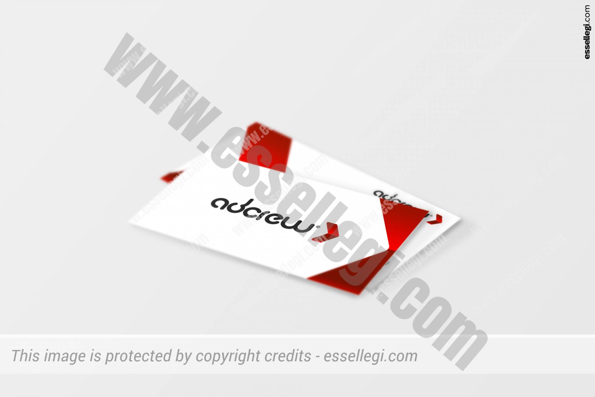 Business Card Design. AdCrew Advertising Marketing Agency Brand Identity Design by Essellegi Design