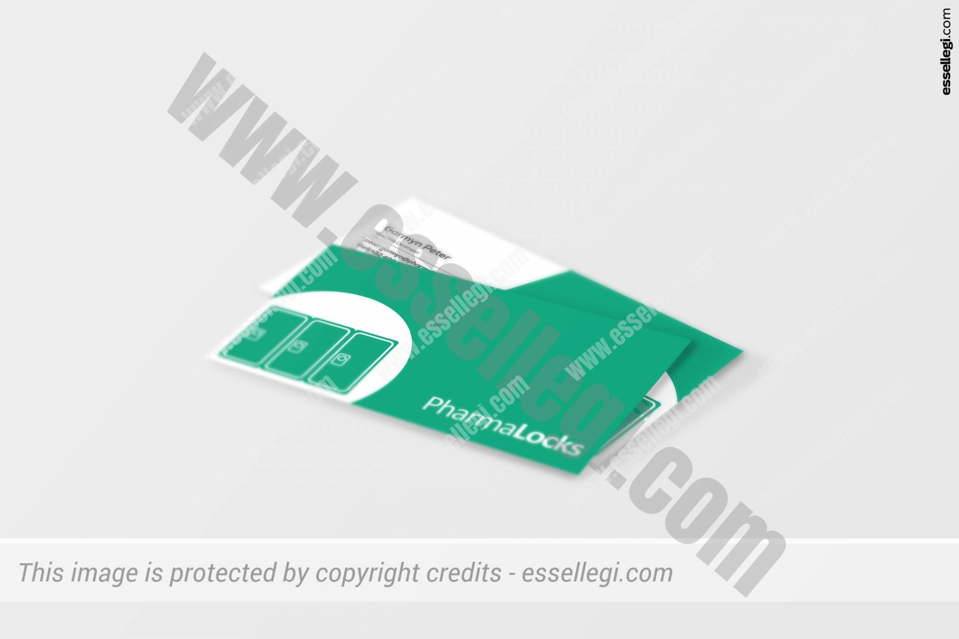 PharmaLocks Business Card Design by Essellegi Design