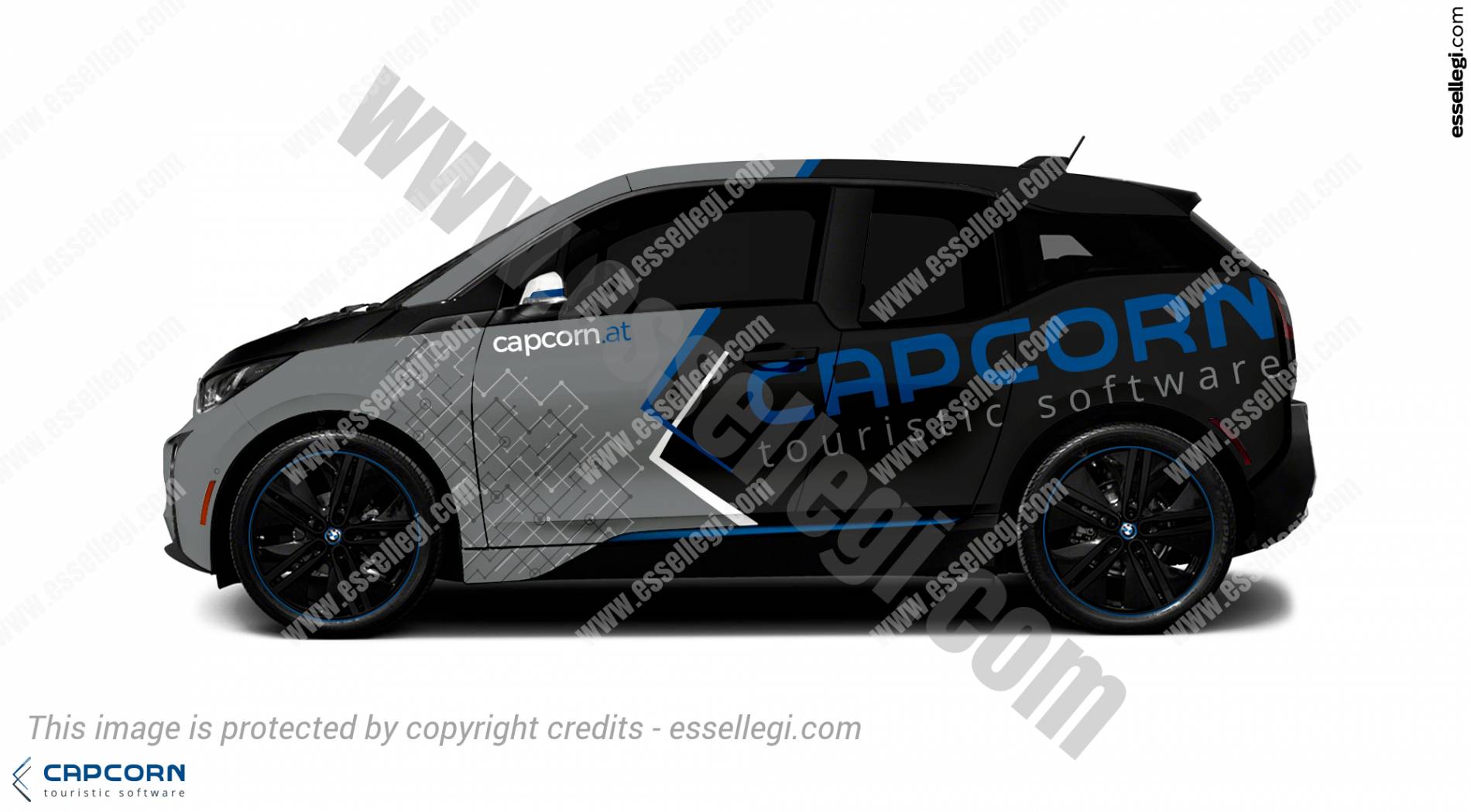 BMW i3 Wrap Design. BMW i3 | Car Wrap Design by Essellegi. Car Signs, Car Signage, Car Signwriting, Car Wrap Designer, Car Graphic, Custom Vehicle Signage, Car Wrap Design by Essellegi.
