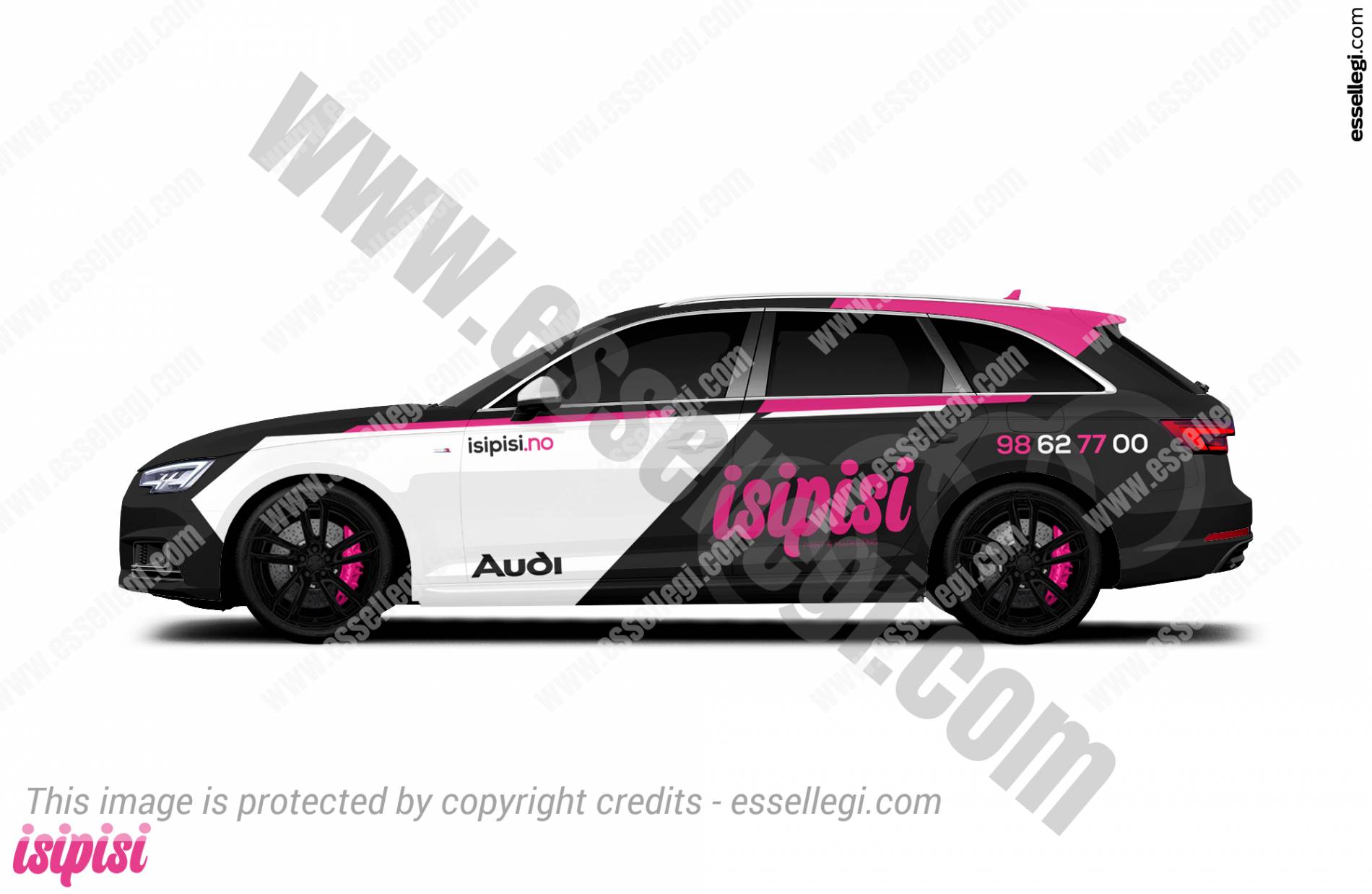 Audi A4 Wrap Design. Audi A4 Avant | Car Wrap Design by Essellegi. Car Signs, Car Signage, Car Signwriting, Car Wrap Designer, Car Graphic, Custom Vehicle Signage, Car Wrap Design by Essellegi.