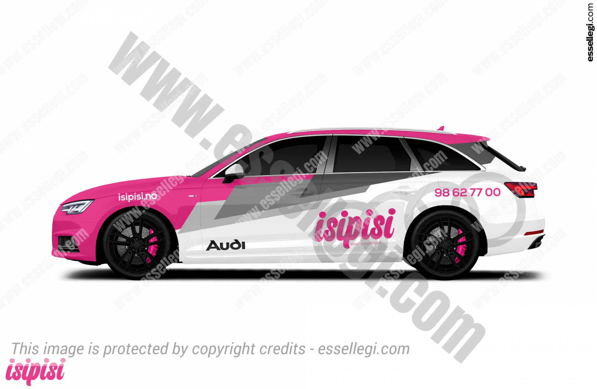 Audi A4 Wrap Design. Audi A4 Avant | Car Wrap Design by Essellegi. Car Signs, Car Signage, Car Signwriting, Car Wrap Designer, Car Graphic, Custom Vehicle Signage, Car Wrap Design by Essellegi.