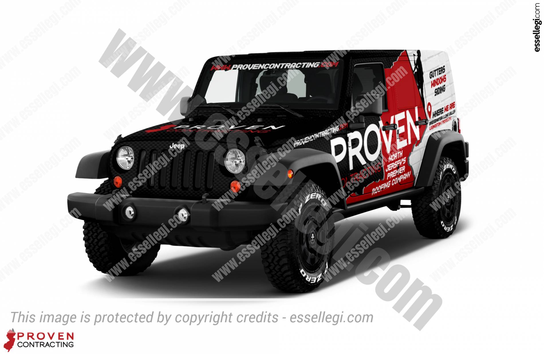 Jeep Wrangler | Car Wrap Design by Essellegi Wrap Design