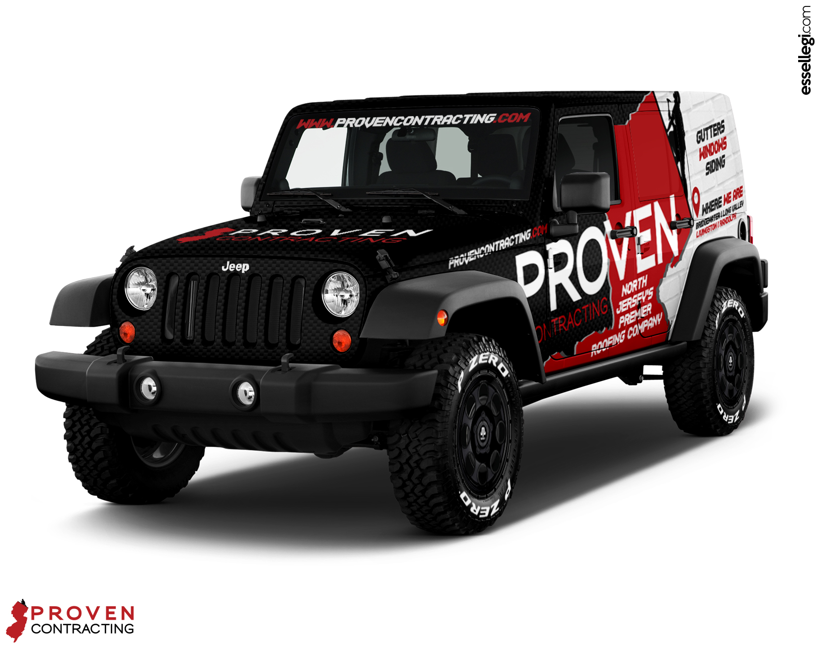 Jeep Wrangler Car Wrap Design by Essellegi Wrap Design