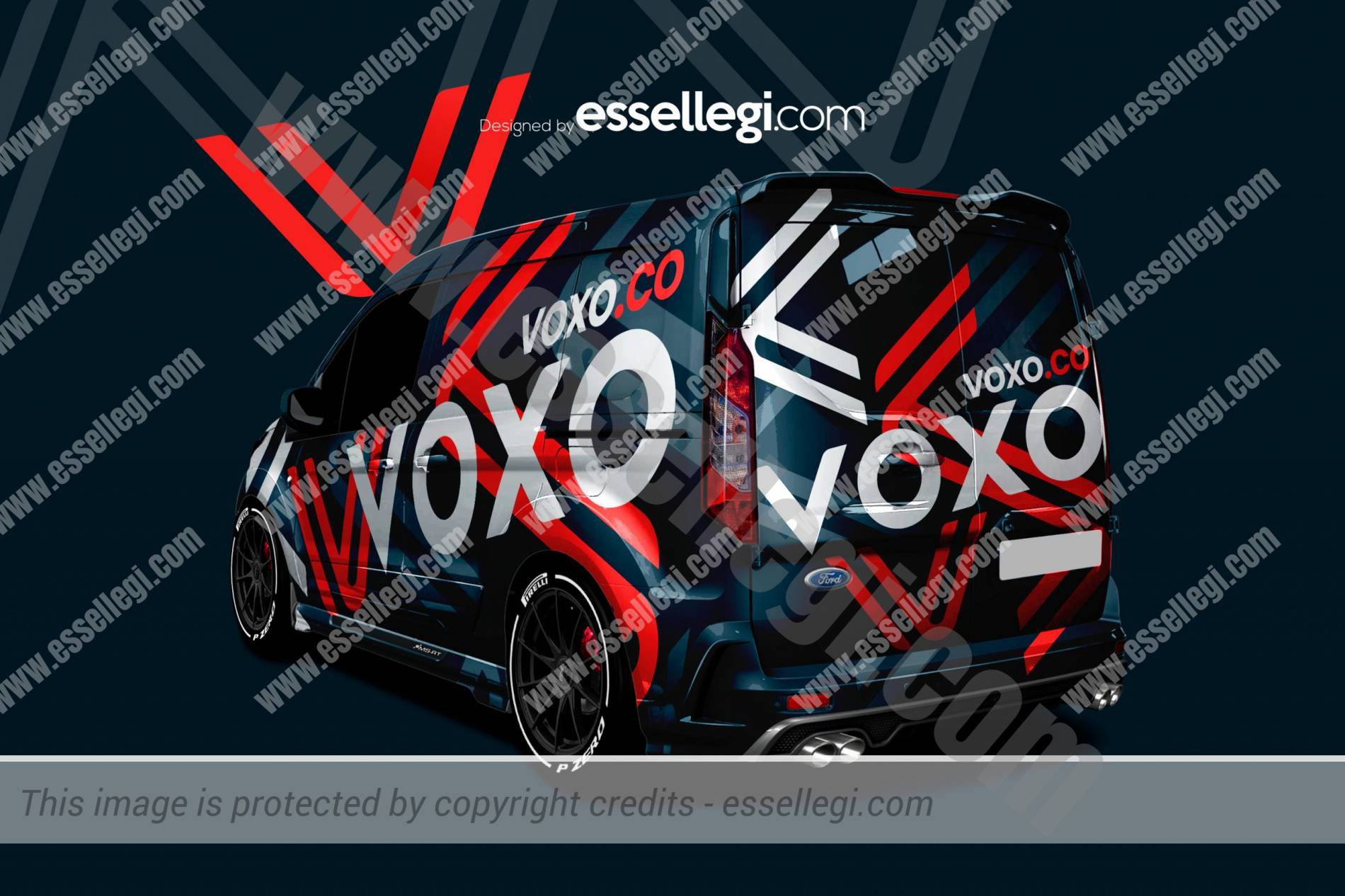 Ford Transit Connect MS-RT Wrap Design. Ford Transit Connect Wrap | Van Wrap Design by Essellegi. Van Signs, Van Signage, Van Wrapping, Van Signwriting, Van Wrap Designer, Signs for Van, Van Logo, Van Graphic by Essellegi.