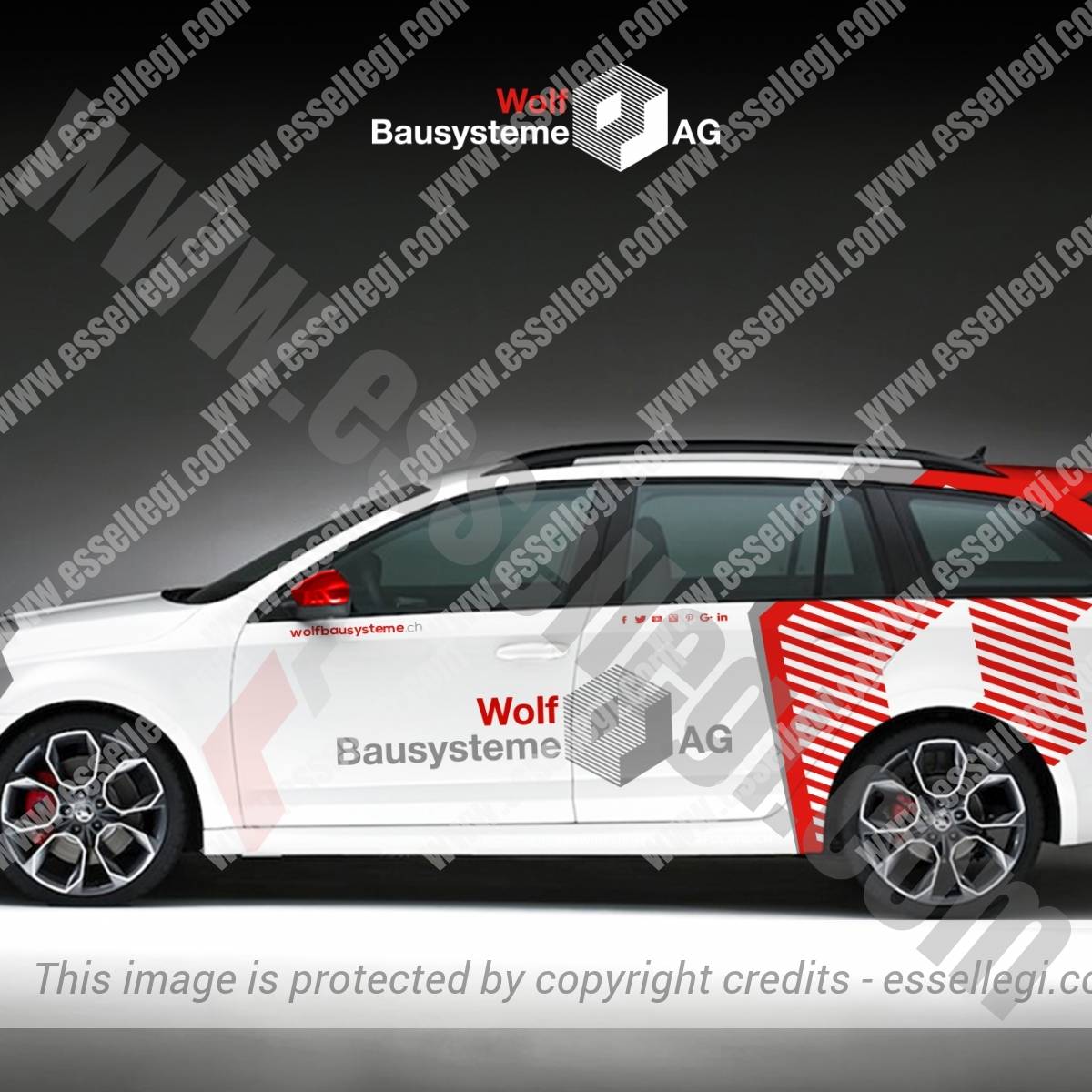 WOLF BAUSYSTEME AG | CAR WRAP DESIGN 🇨🇭