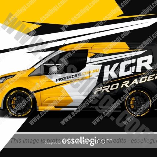 KGR PRO RACER | VAN WRAP DESIGN