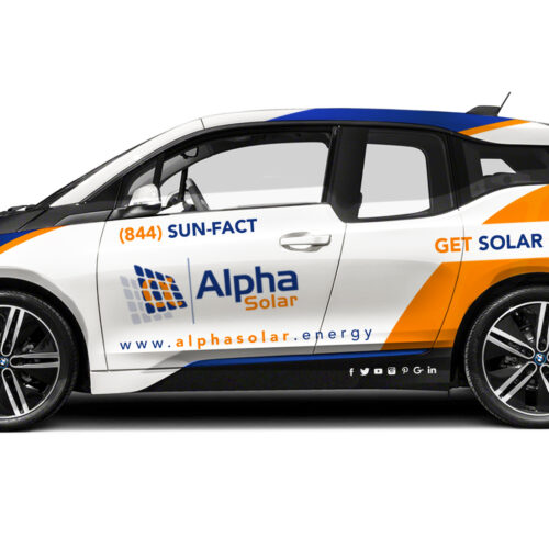 ALPHA SOLAR | CAR WRAP DESIGN 🇺🇸