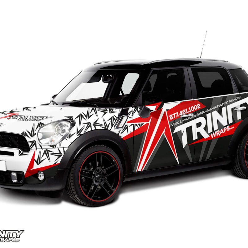 Countryman Wrap Design. Mini Cooper Countryman | Car Wrap Design by Essellegi. Car Signs, Car Signage, Car Signwriting, Car Wrap Designer, Car Wrap Design, Car Graphic by Essellegi.
