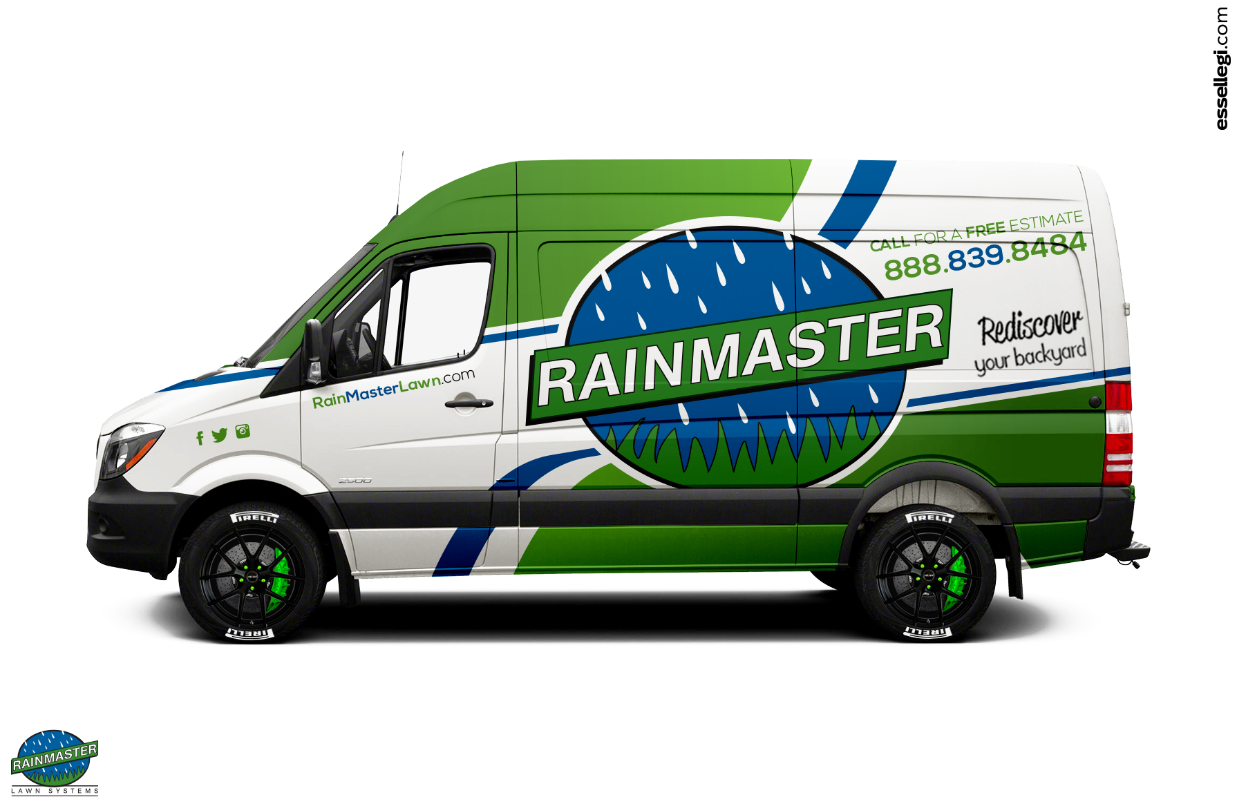 Sprinter Wrap Design. Mercedes Sprinter 2500 | Van Wrap Design by Essellegi. Van Signs, Van Signage, Van Wrapping, Van Signwriting, Van Wrap Designer, Signs for Van, Van Logo, Van Graphic by Essellegi.