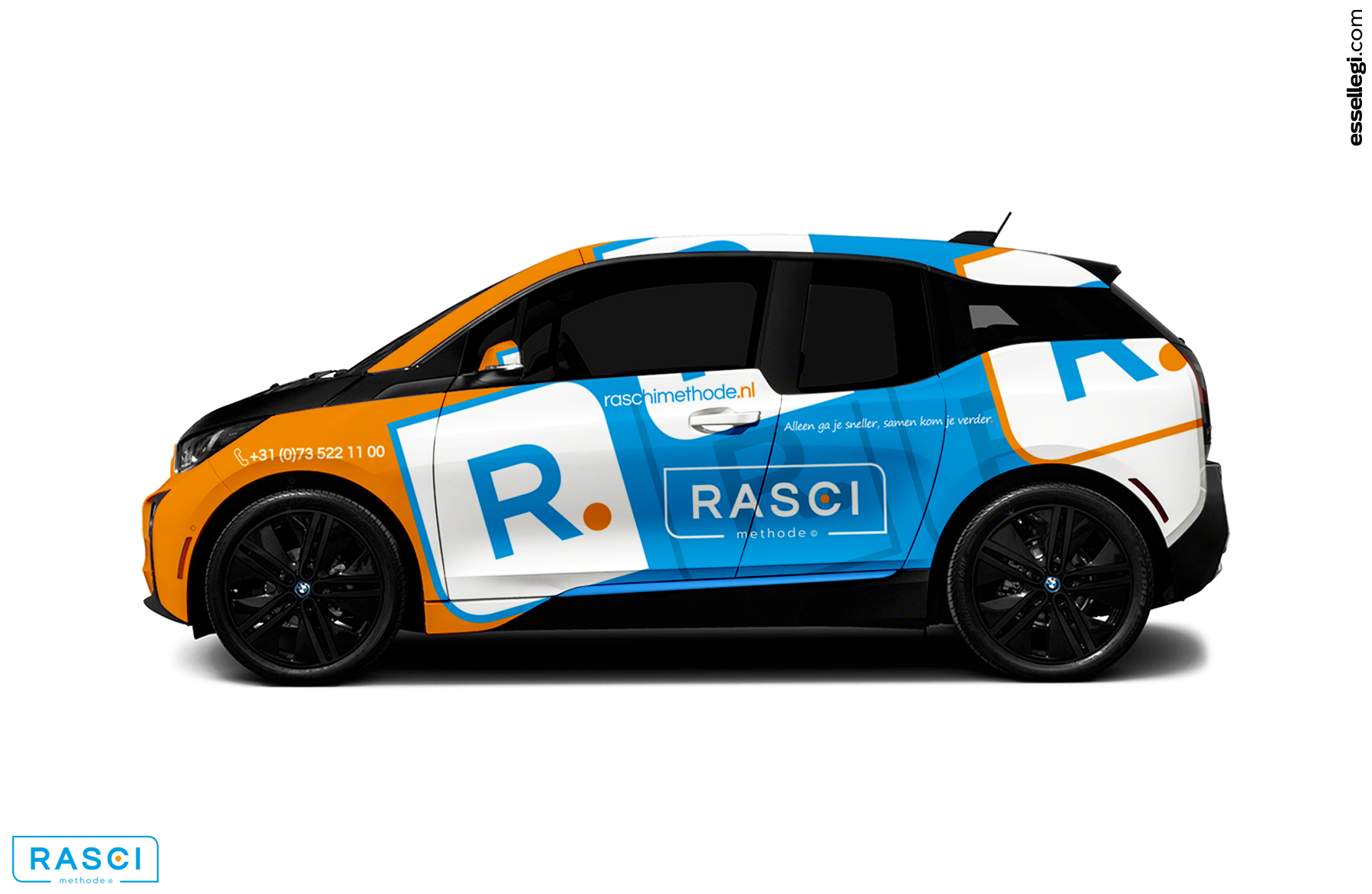 BMW i3 Wrap. BMW i3 | Car Wrap Design by Essellegi. Car Signs, Car Signage, Car Signwriting, Car Wrap Designer, Car Graphic, Custom Vehicle Signage, Car Wrap Design by Essellegi.