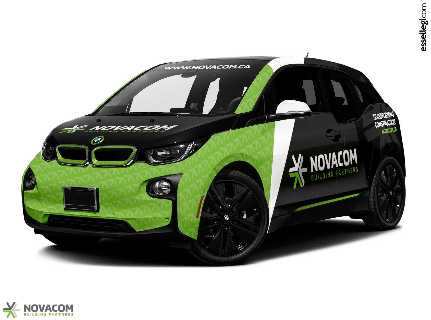 BMW i3 Car Wrap Design by Essellegi Wrap Design