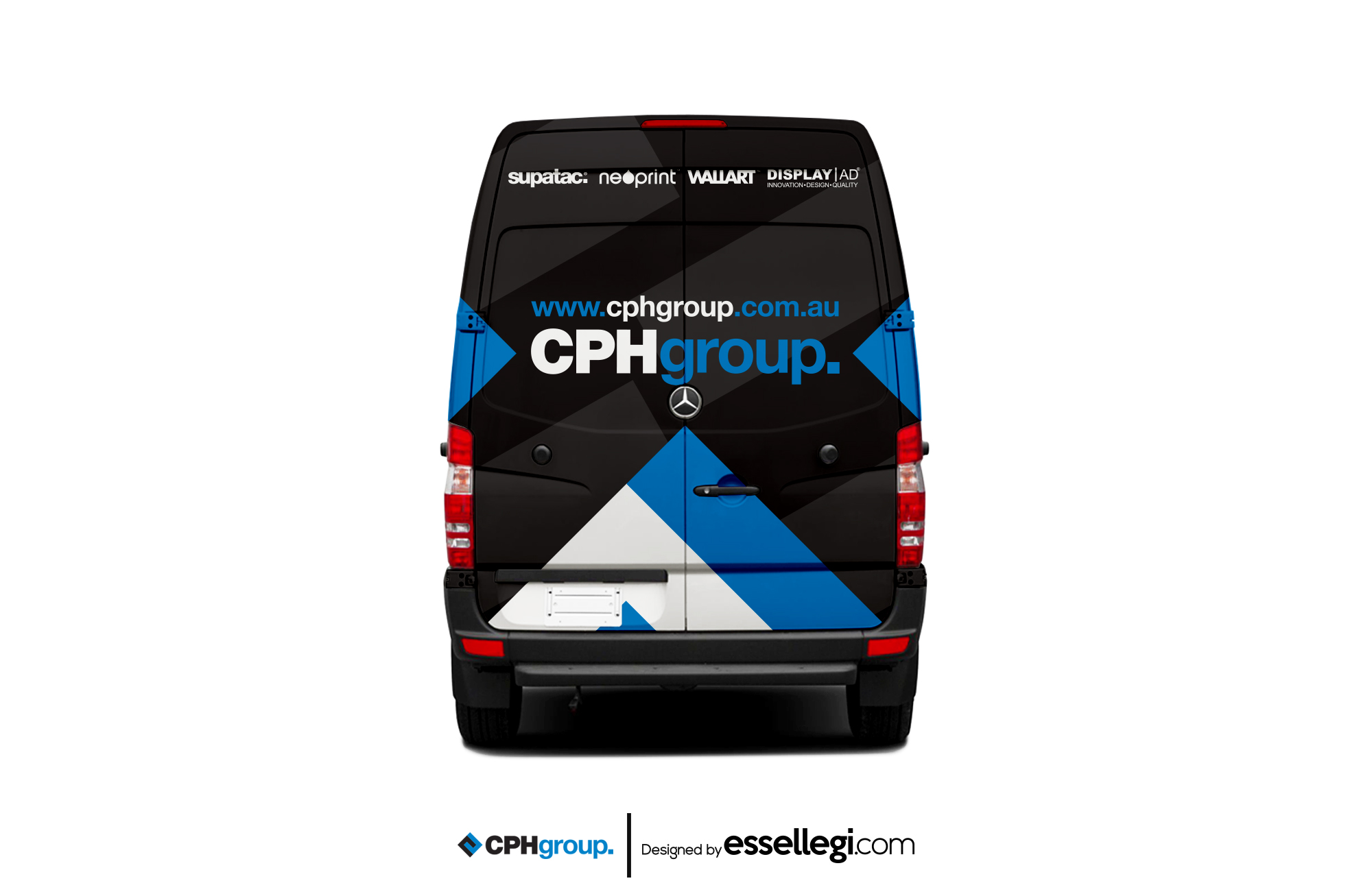 Mercedes Sprinter Wrap Design. Mercedes Sprinter | Van Wrap Design by Essellegi. Van Signs, Van Signage, Van Wrapping, Van Signwriting, Van Wrap Designer, Signs for Van, Van Logo, Van Graphic by Essellegi.