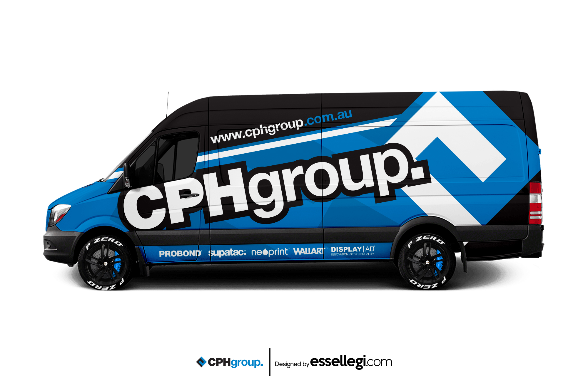 Mercedes Sprinter Wrap Design. Mercedes Sprinter | Van Wrap Design by Essellegi. Van Signs, Van Signage, Van Wrapping, Van Signwriting, Van Wrap Designer, Signs for Van, Van Logo, Van Graphic by Essellegi.