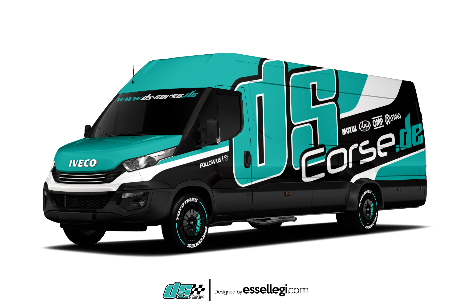 Iveco Daily Wrap Design. Iveco Daily | Van Wrap Design by Essellegi. Van Signs, Van Signage, Van Wrapping, Van Signwriting, Van Wrap Designer, Signs for Van, Van Logo, Van Graphic by Essellegi.