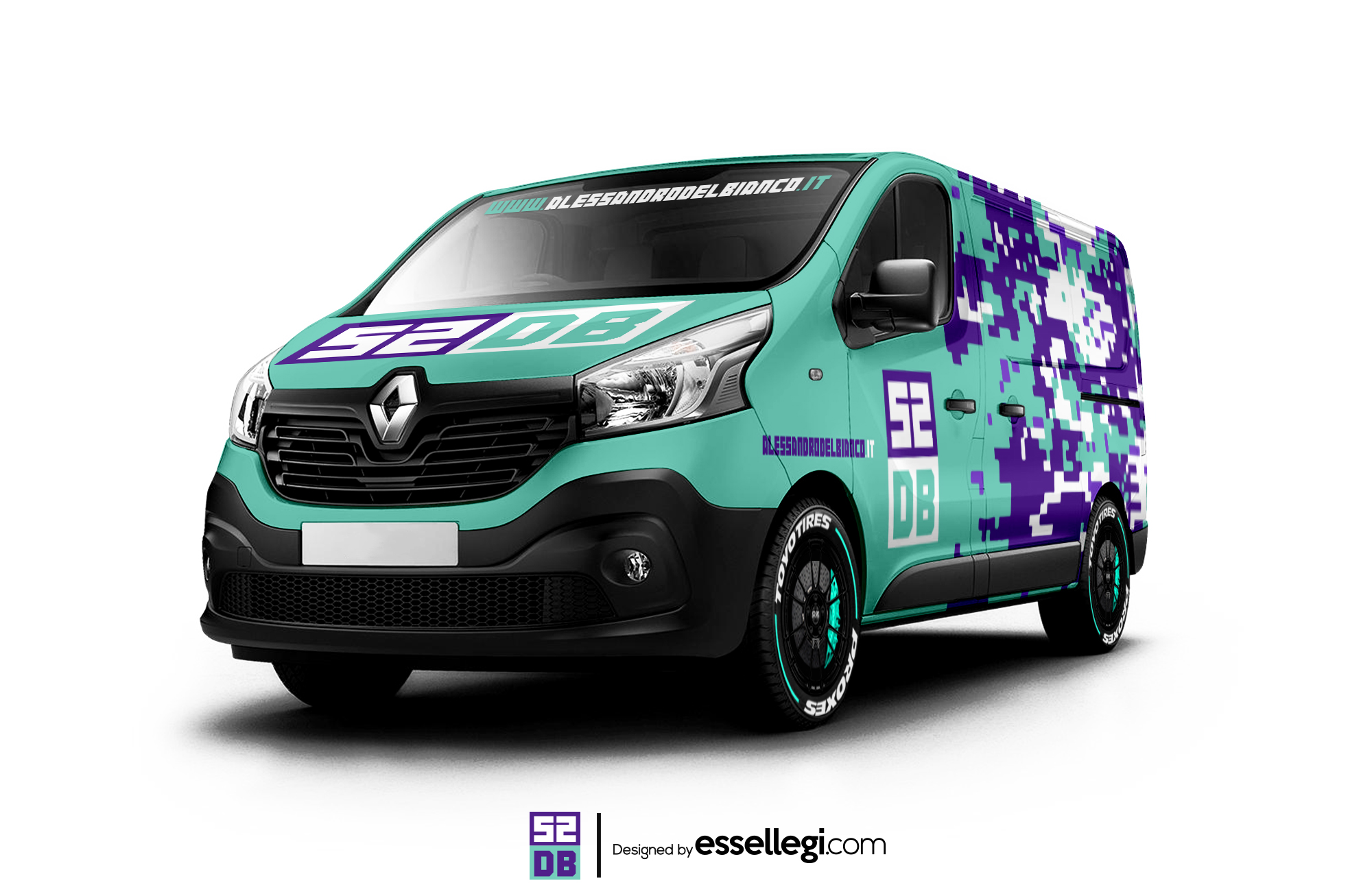 Renault Trafic Wrap Design. Renault Trafic | Van Wrap Design by Essellegi. Van Signs, Van Signage, Van Wrapping, Van Signwriting, Van Wrap Designer, Signs for Van, Van Logo, Van Graphic by Essellegi.