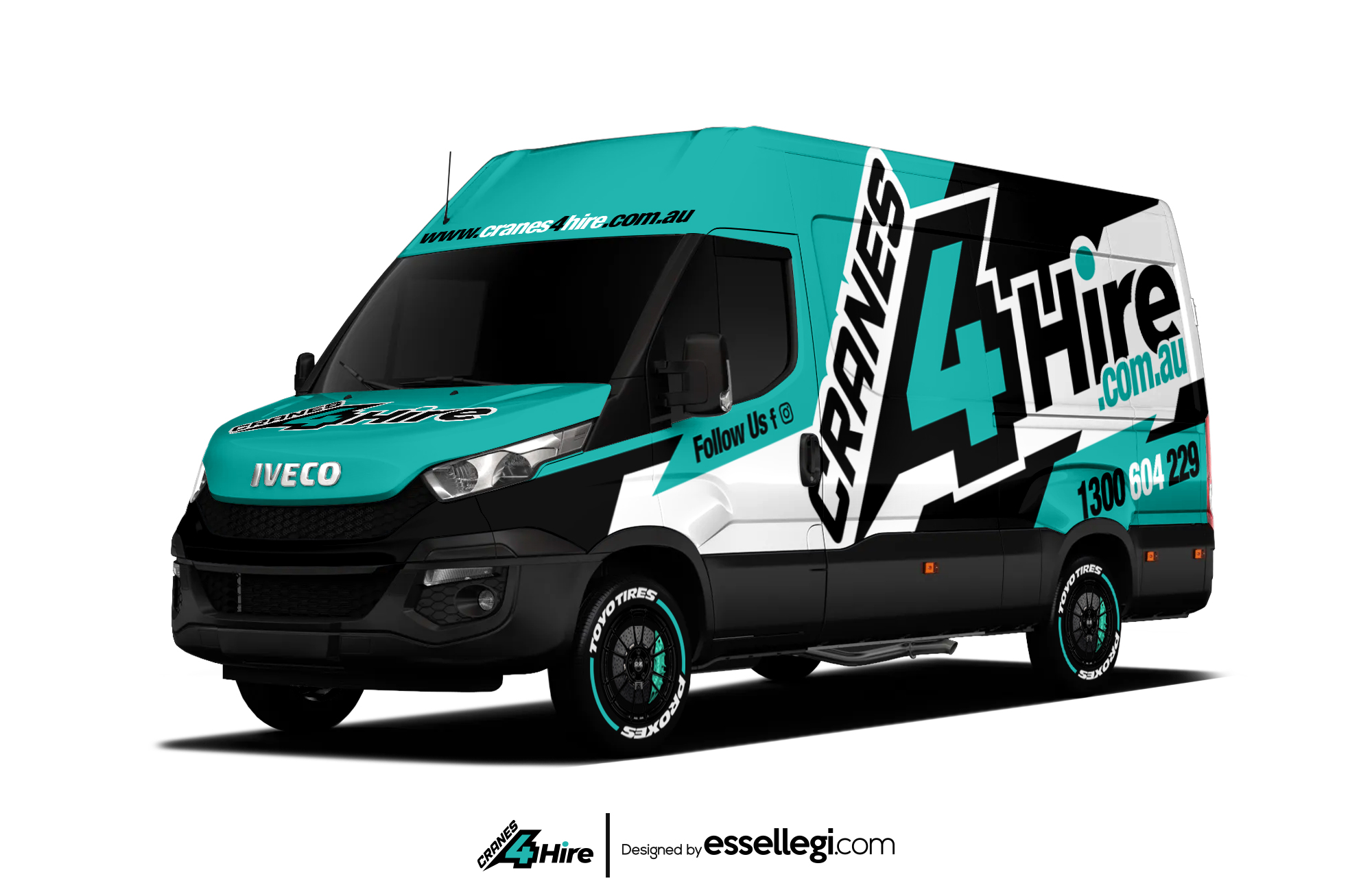 Iveco Daily Wrap Design. Iveco Daily | Van Wrap Design by Essellegi. Van Signs, Van Signage, Van Wrapping, Van Signwriting, Van Wrap Designer, Signs for Van, Van Logo, Van Graphic by Essellegi.