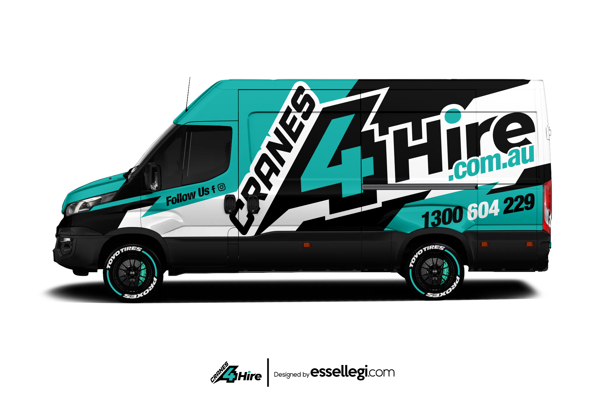 Iveco Daily Wrap Design. Iveco Daily | Van Wrap Design by Essellegi. Van Signs, Van Signage, Van Wrapping, Van Signwriting, Van Wrap Designer, Signs for Van, Van Logo, Van Graphic by Essellegi.
