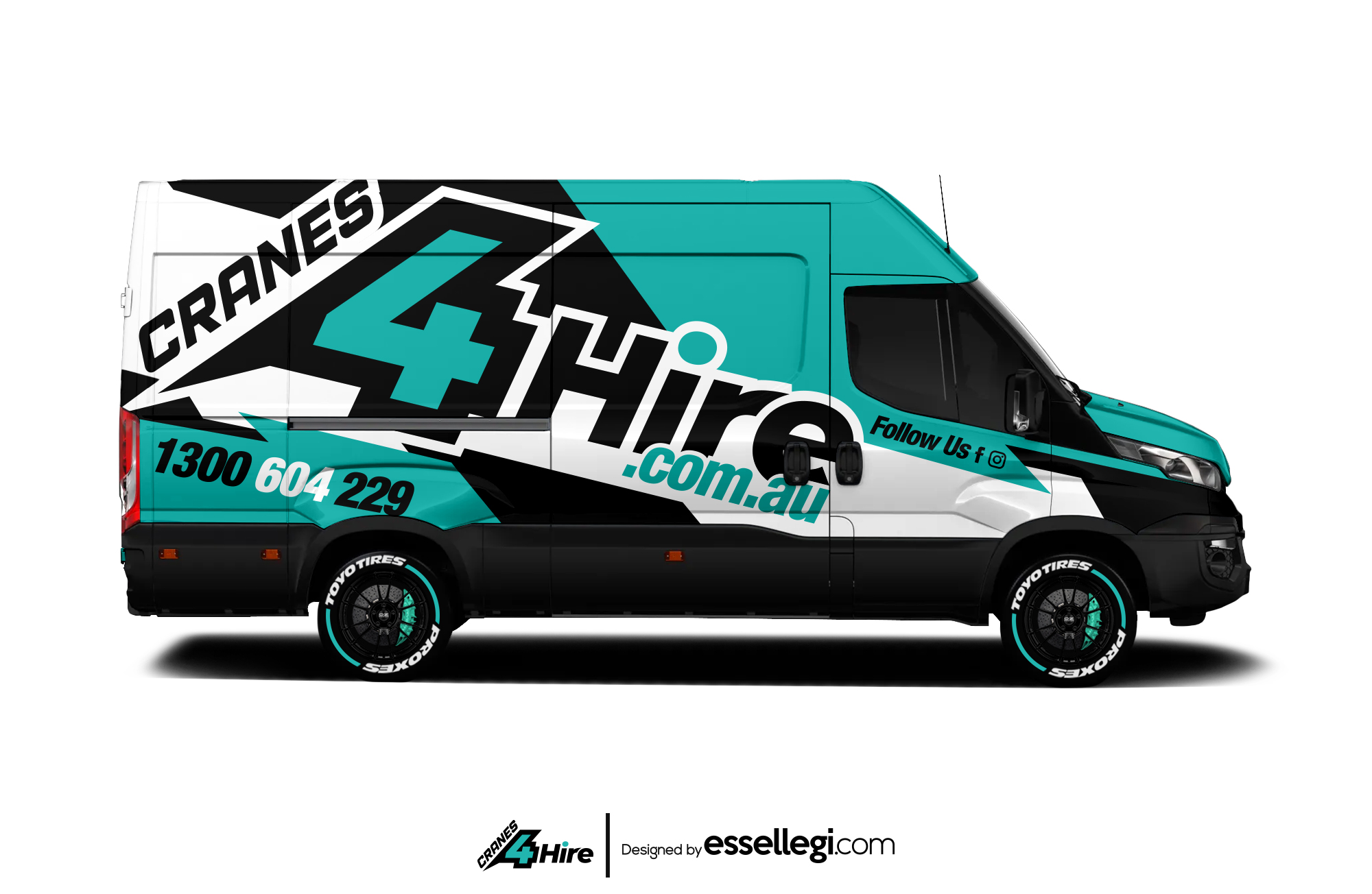 Iveco Daily Wrap Design. Iveco Daily | Van Wrap Design by Essellegi. Van Signs, Van Signage, Van Wrapping, Van Signwriting, Van Wrap Designer, Signs for Van, Van Logo, Van Graphic by Essellegi.