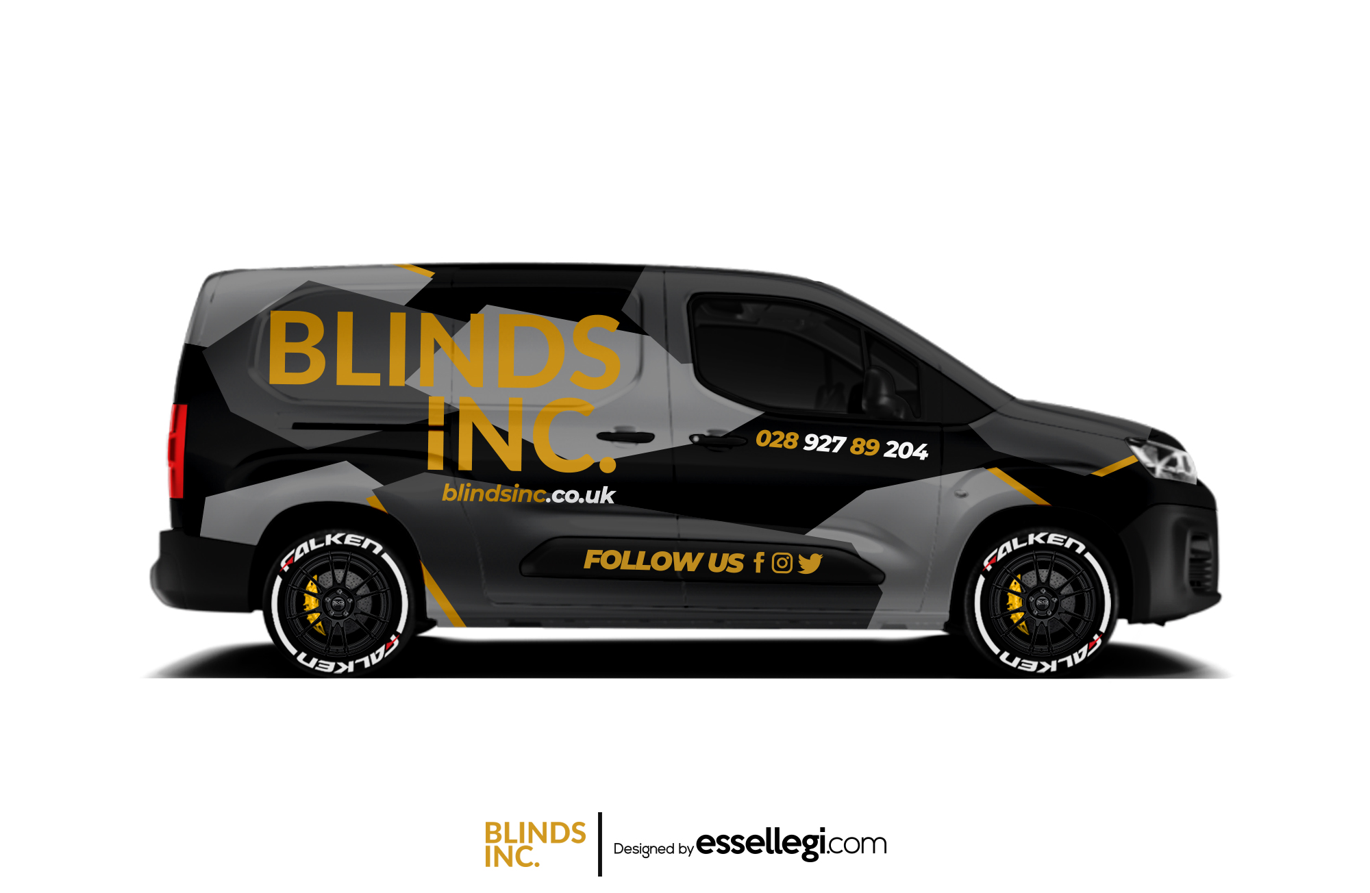 Peugeot Partner Wrap Design. Peugeot Partner | Van Wrap Design by Essellegi. Van Signs, Van Signage, Van Wrapping, Van Signwriting, Van Wrap Designer, Signs for Van, Van Logo, Van Graphic by Essellegi.