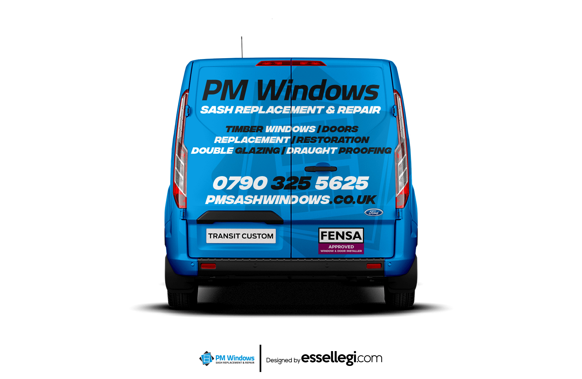Ford Transit Custom Wrap Design. Ford Transit Custom | Van Wrap Design by Essellegi. Van Signs, Van Signage, Van Wrapping, Van Signwriting, Van Wrap Designer, Signs for Van, Van Logo, Van Graphic by Essellegi.
