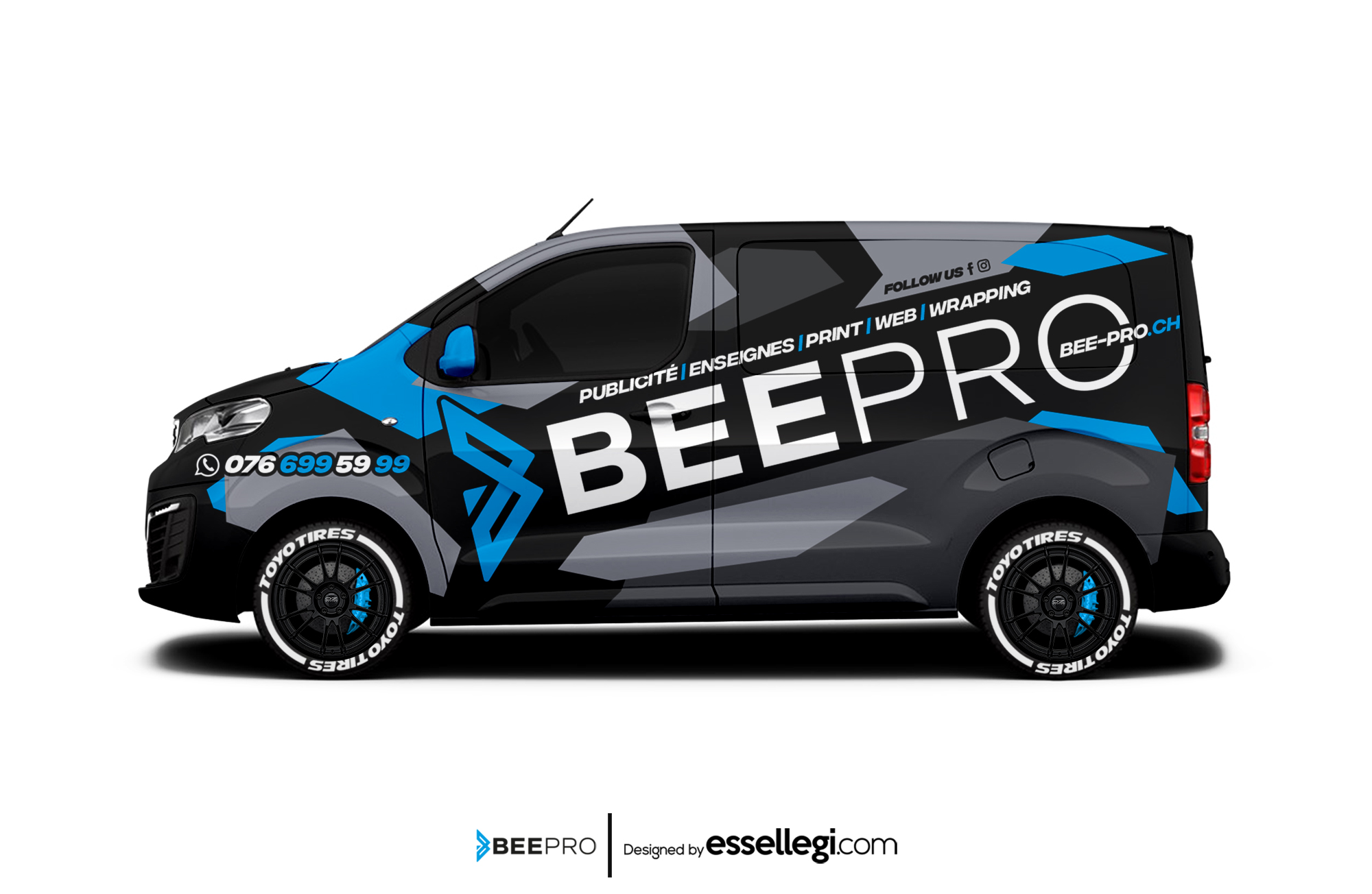 Peugeot Expert Wrap Design. Peugeot Expert Wrap | Van Wrap Design by Essellegi. Van Signs, Van Signage, Van Wrapping, Van Signwriting, Van Wrap Designer, Signs for Van, Van Logo, Van Graphic by Essellegi.