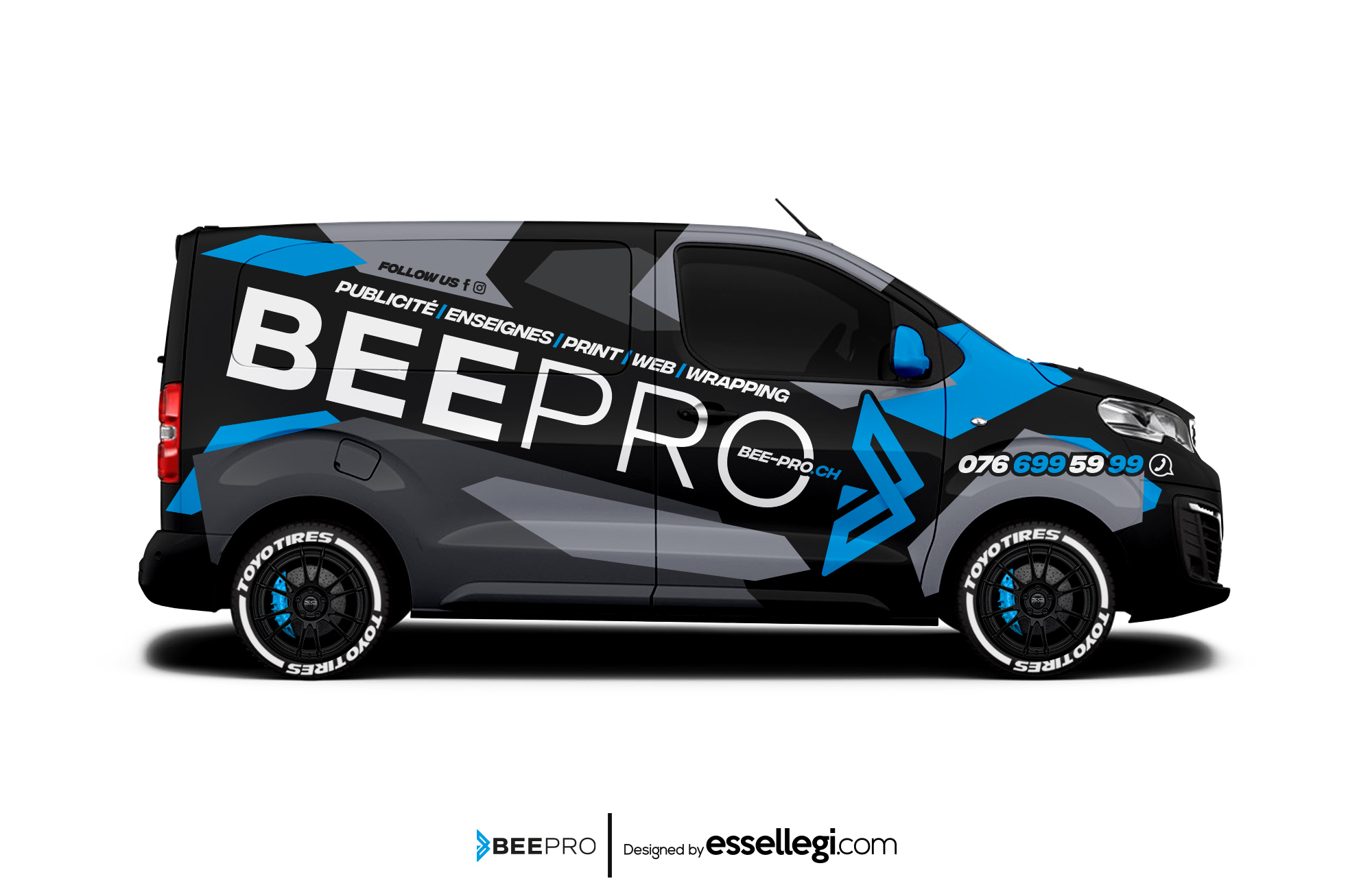 Peugeot Expert Wrap Design. Peugeot Expert Wrap | Van Wrap Design by Essellegi. Van Signs, Van Signage, Van Wrapping, Van Signwriting, Van Wrap Designer, Signs for Van, Van Logo, Van Graphic by Essellegi.