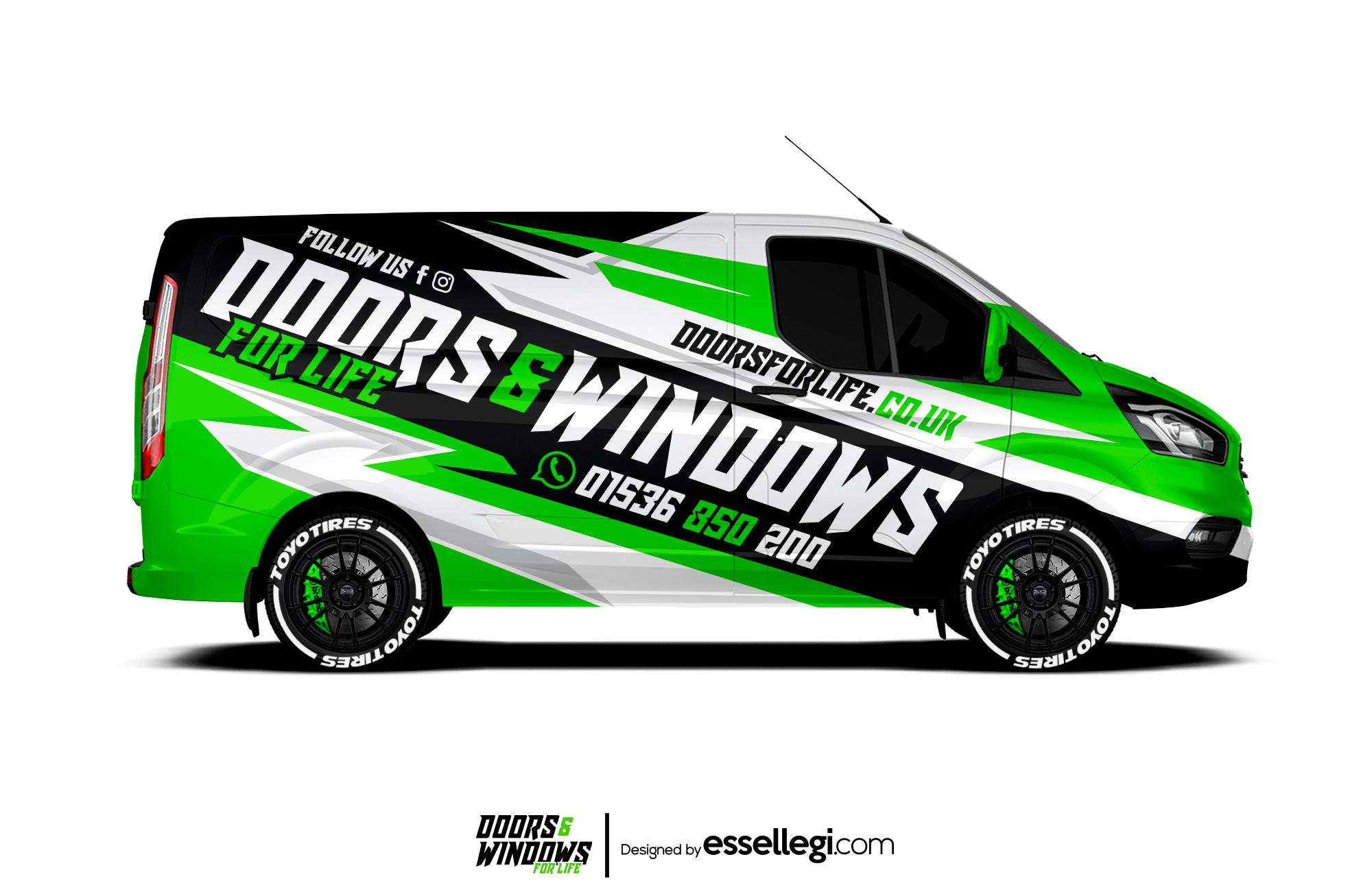 Ford Transit Custom Wrap Design. Ford Transit Custom Wrap | Van Wrap Design by Essellegi. Van Signs, Van Signage, Van Wrapping, Van Signwriting, Van Wrap Designer, Signs for Van, Van Logo, Van Graphic by Essellegi.