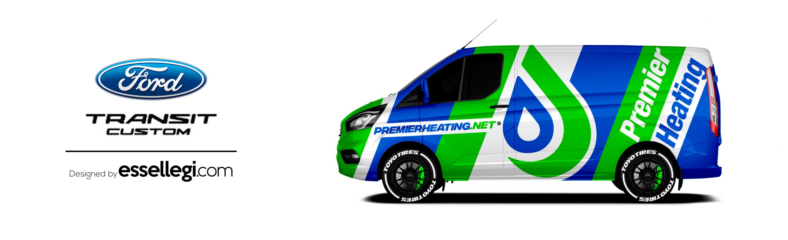 Ford Transit Custom Wrap Design. Ford Transit Custom Wrap | Van Wrap Design by Essellegi. Van Signs, Van Signage, Van Wrapping, Van Signwriting, Van Wrap Designer, Signs for Van, Van Logo, Van Graphic by Essellegi.
