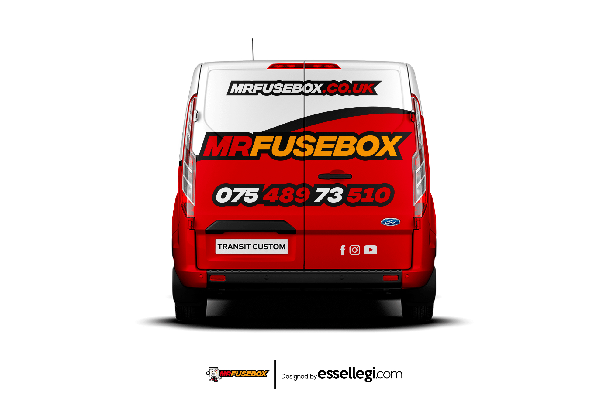 Ford Transit Custom Wrap Design. Ford Transit Custom Wrap | Van Wrap Design by Essellegi. Van Signs, Van Signage, Van Wrapping, Van Signwriting, Van Wrap Designer, Signs for Van, Van Logo, Van Graphic by Essellegi.