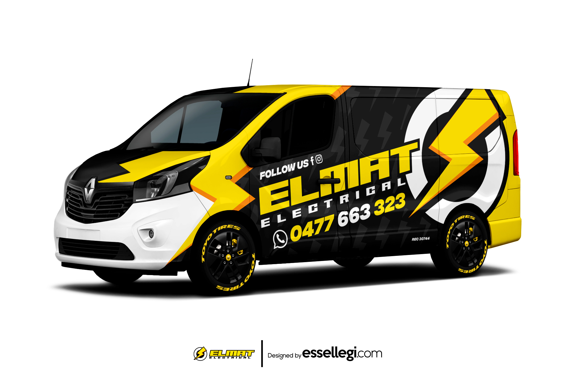Renault Trafic Wrap Design. Renault Trafic Wrap | Van Wrap Design by Essellegi. Van Signs, Van Signage, Van Wrapping, Van Signwriting, Van Wrap Designer, Signs for Van, Van Logo, Van Graphic by Essellegi.