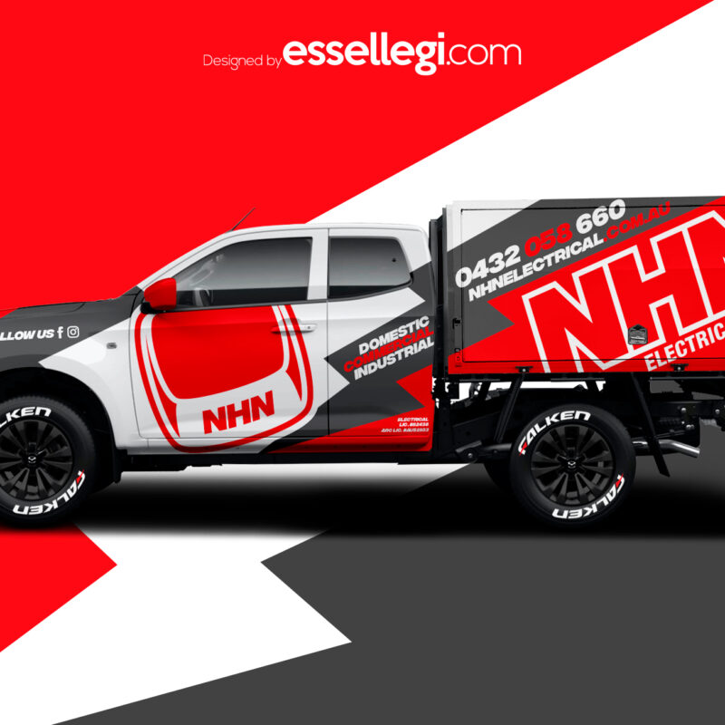 Mazda BT50 Wrap Design. Mazda BT50 Wrap | Ute Wrap Design by Essellegi. Truck Signs, Van Signage, Van Wrapping, Van Signwriting, Van Wrap Designer, Signs for Van, Van Logo, Van Graphic by Essellegi.