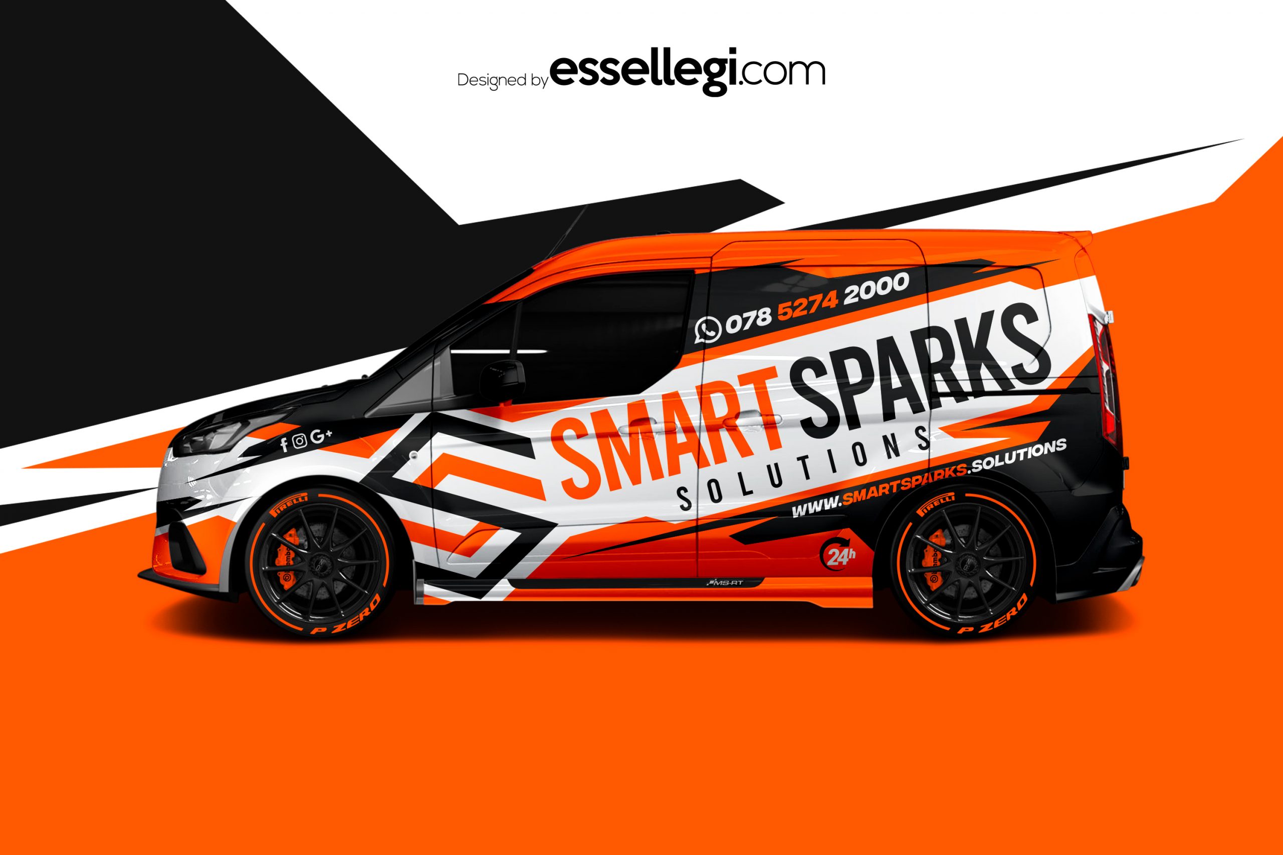 Ford Transit Connect MS-RT Wrap Design. Ford Transit Connect Wrap | Van Wrap Design by Essellegi. Van Signs, Van Signage, Van Wrapping, Van Signwriting, Van Wrap Designer, Signs for Van, Van Logo, Van Graphic by Essellegi.