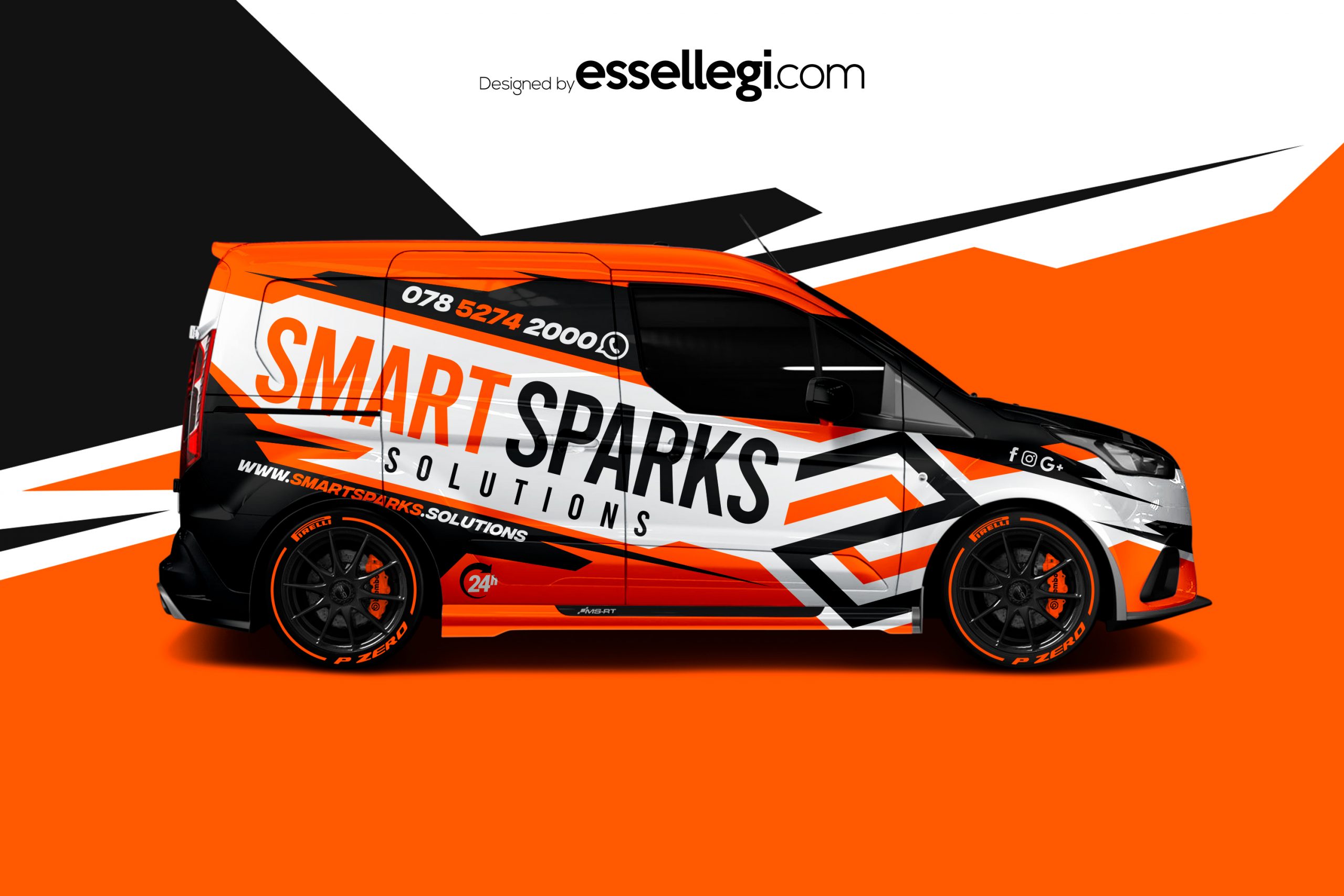 Ford Transit Connect MS-RT Wrap Design. Ford Transit Connect Wrap | Van Wrap Design by Essellegi. Van Signs, Van Signage, Van Wrapping, Van Signwriting, Van Wrap Designer, Signs for Van, Van Logo, Van Graphic by Essellegi.