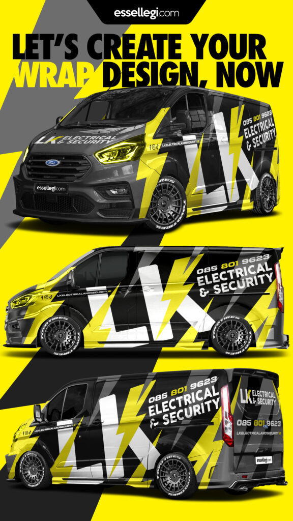 Ford Transit Custom Wrap Design. Ford Transit Custom | Van Wrap Design by Essellegi. Van Signs, Van Signage, Van Wrapping, Van Signwriting, Van Wrap Designer, Signs for Van, Van Logo, Van Graphic by Essellegi.