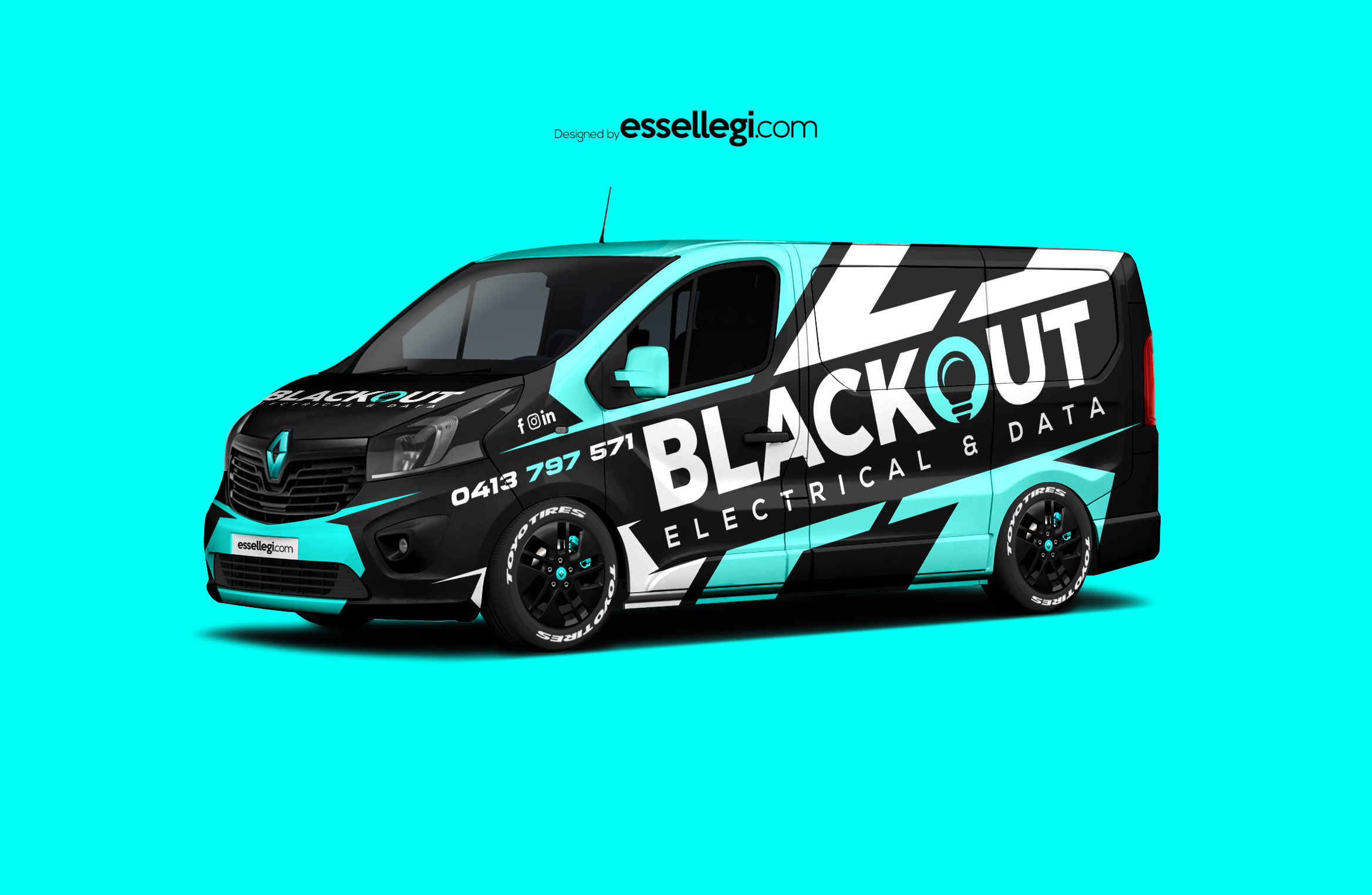 Renault Trafic Wrap Design. Renault Trafic Wrap | Van Wrap Design by Essellegi. Van Signs, Van Signage, Van Wrapping, Van Signwriting, Van Wrap Designer, Signs for Van, Van Logo, Van Graphic by Essellegi.