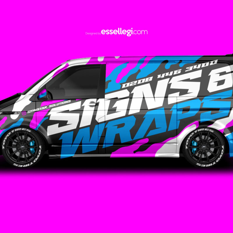 Volkswagen Transporter Wrap Design. VW Transporter Wrap | Van Wrap Design by Essellegi. Van Signs, Van Signage, Van Wrapping, Van Signwriting, Van Wrap Designer, Signs for Van, Van Logo, Van Graphic by Essellegi.
