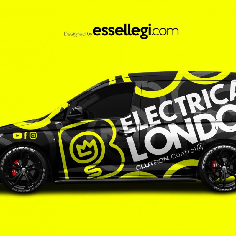 Volkswagen Caddy Wrap Design. VW Caddy Wrap | Van Wrap Design by Essellegi. Van Signs, Van Signage, Van Wrapping, Van Signwriting, Van Wrap Designer, Signs for Van, Van Logo, Van Graphic by Essellegi.