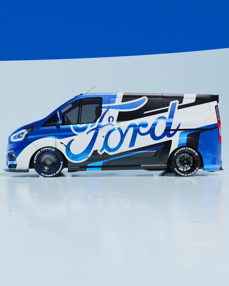 Best Ford MSRT Transit Custom Wrap for Wrap Shop by