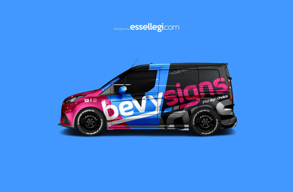 Ford Transit Connect Wrap Design. Ford Transit Connect Wrap | Van Wrap Design by Essellegi. Van Signs, Van Signage, Van Wrapping, Van Signwriting, Van Wrap Designer, Signs for Van, Van Logo, Van Graphic by Essellegi.