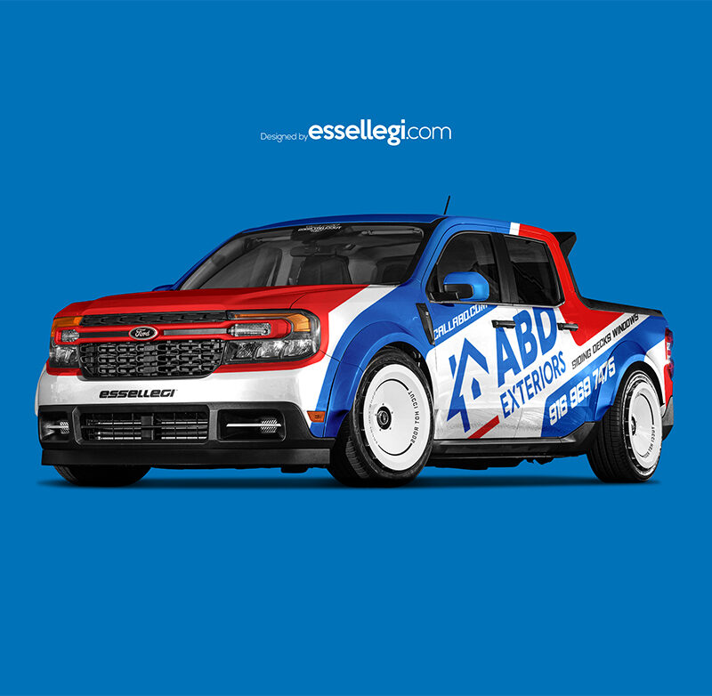 Ford Maverick Wrap Design. Ford Maverick Custom Wrap | Van Wrap Design by Essellegi. Van Signs, Van Signage, Van Wrapping, Van Signwriting, Van Wrap Designer, Signs for Van, Van Logo, Van Graphic by Essellegi.