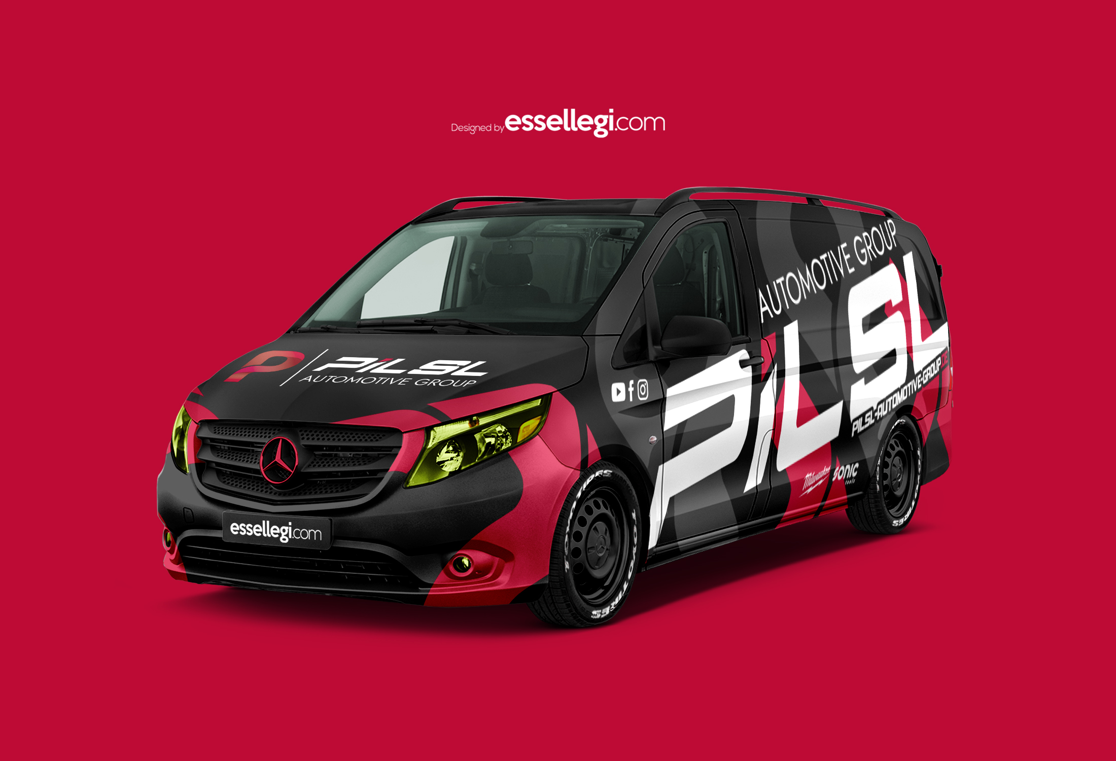Mercedes Vito Wrap Design. Mercedes Vito Wrap | Van Wrap Design by Essellegi. Van Signs, Van Signage, Van Wrapping, Van Signwriting, Van Wrap Designer, Signs for Van, Van Logo, Van Graphic by Essellegi.