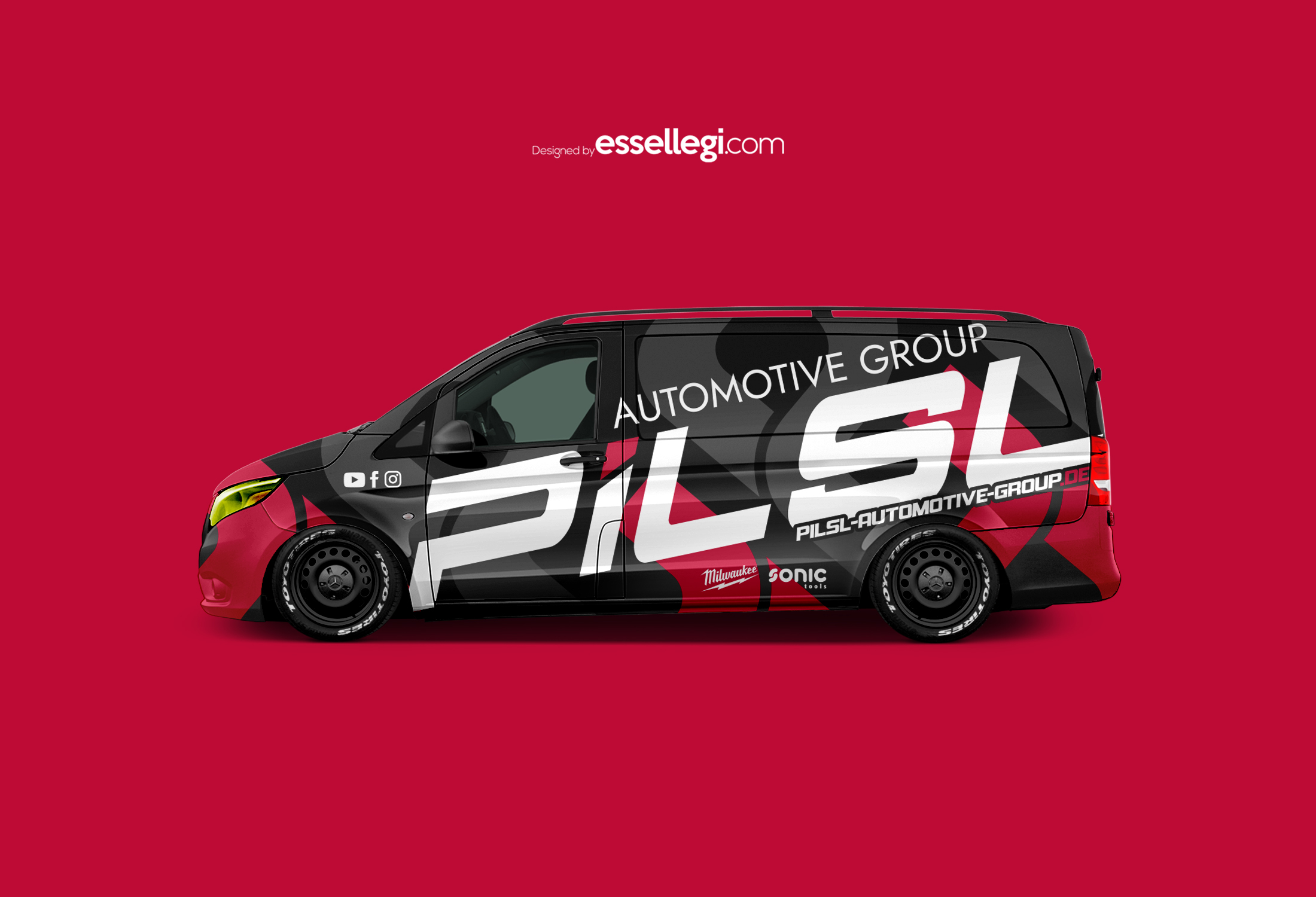 Mercedes Vito Wrap Design. Mercedes Vito Wrap | Van Wrap Design by Essellegi. Van Signs, Van Signage, Van Wrapping, Van Signwriting, Van Wrap Designer, Signs for Van, Van Logo, Van Graphic by Essellegi.