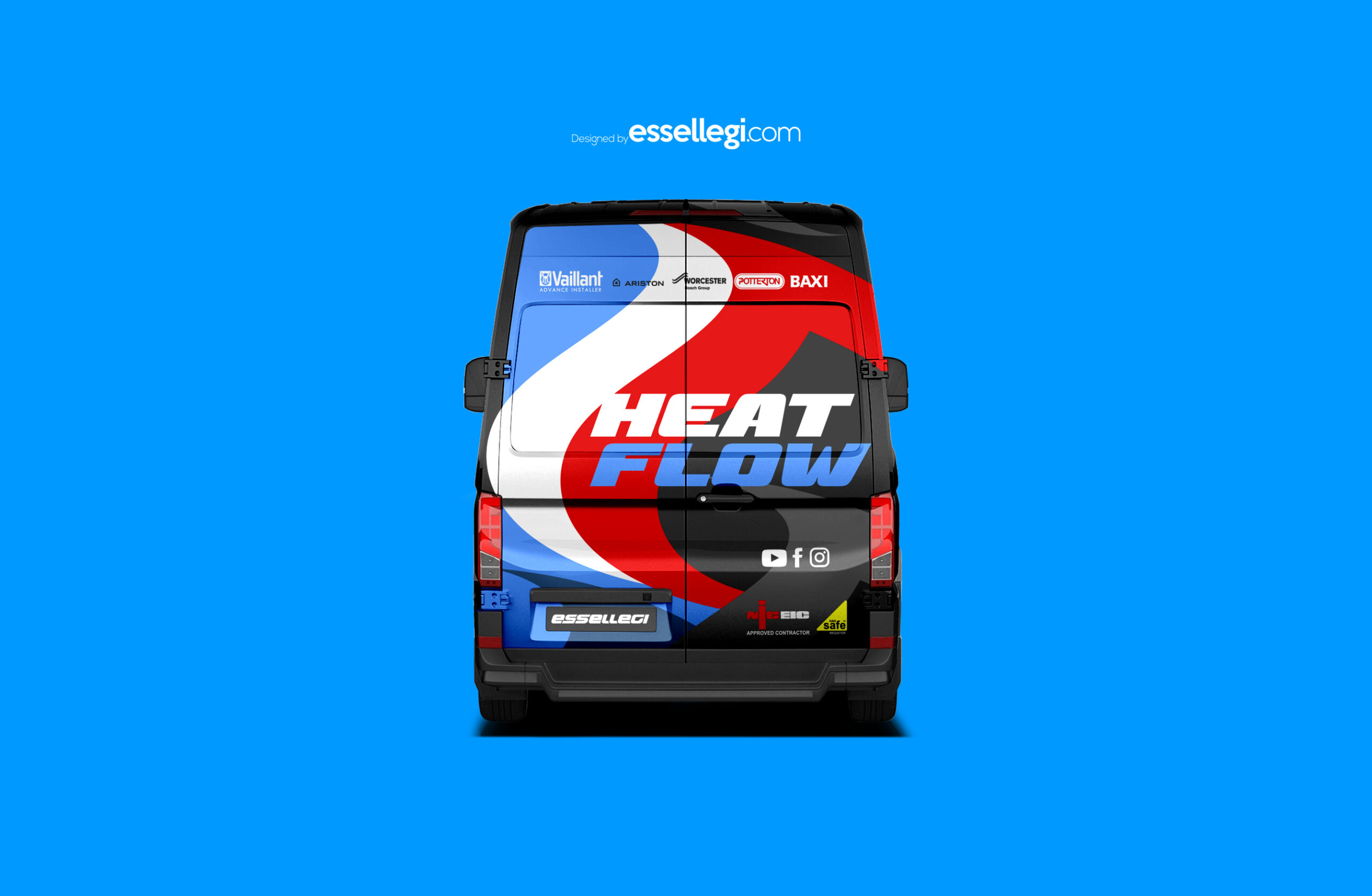 Volkswagen VW Crafter Wrap Design. Volkswagen VW Crafter Wrap | Van Wrap Design by Essellegi. Van Signs, Van Signage, Van Wrapping, Van Signwriting, Van Wrap Designer, Signs for Van, Van Logo, Van Graphic by Essellegi.