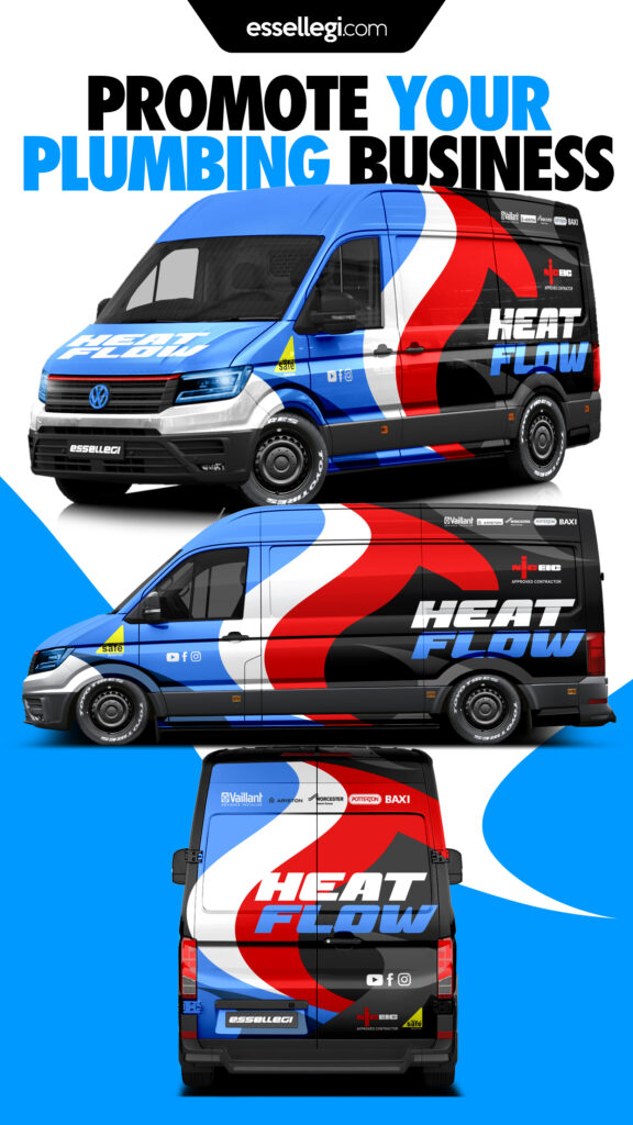 Volkswagen VW Crafter Wrap Design. Volkswagen VW Crafter Wrap | Van Wrap Design by Essellegi. Van Signs, Van Signage, Van Wrapping, Van Signwriting, Van Wrap Designer, Signs for Van, Van Logo, Van Graphic by Essellegi.