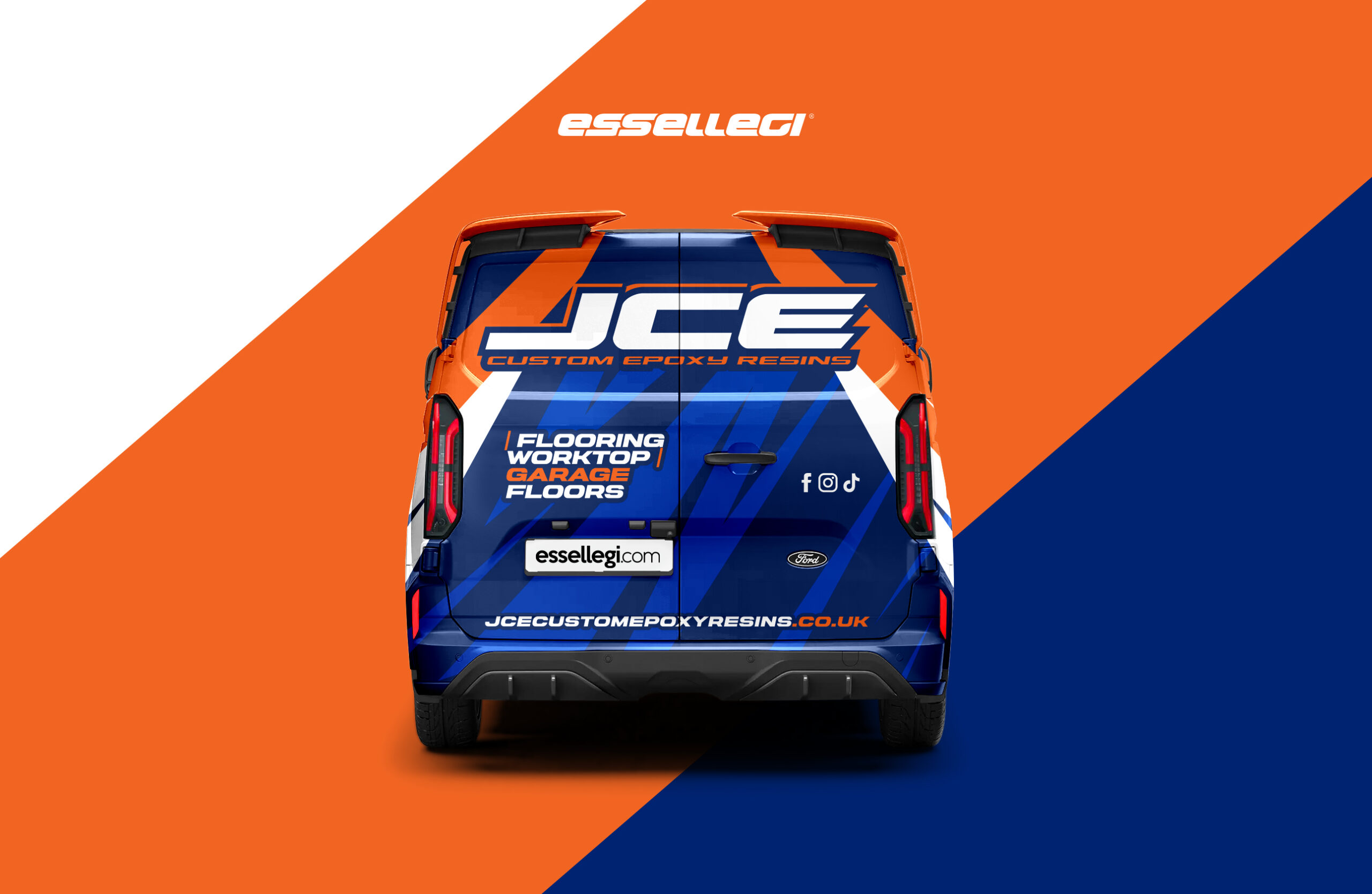 Ford Transit Custom Wrap Design Epoxy Business. Transit Custom Wrap | Van Wrap Design by Essellegi. Van Signs, Van Signage, Van Wrapping, Van Signwriting, Van Wrap Designer, Signs for Van, Van Logo, Van Graphic by Essellegi.