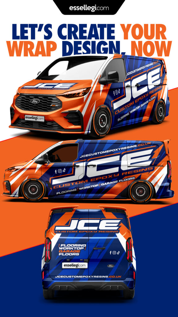 Ford Transit Custom Wrap Design Epoxy Business. Transit Custom Wrap | Van Wrap Design by Essellegi. Van Signs, Van Signage, Van Wrapping, Van Signwriting, Van Wrap Designer, Signs for Van, Van Logo, Van Graphic by Essellegi.