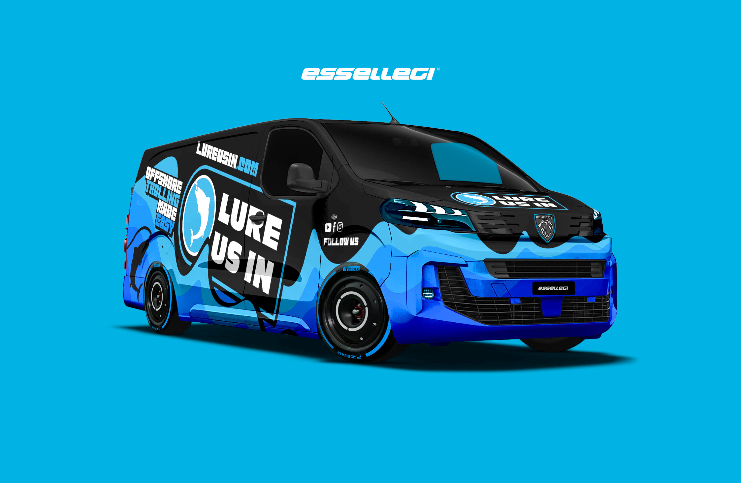 Peugeot Expert Wrap Design. Peugeot Expert Wrap | Van Wrap Design by Essellegi. Van Signs, Van Signage, Van Wrapping, Van Signwriting, Van Wrap Designer, Signs for Van, Van Logo, Van Graphic by Essellegi.